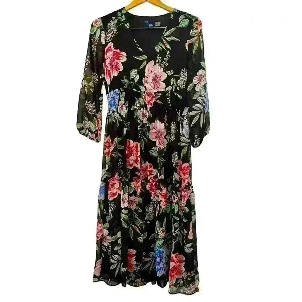 Just... Taylor Floral Dress, EUC, Size 4